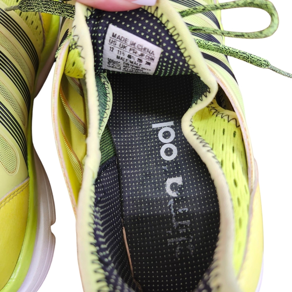 Adidas Men's Mesh Spikeless Lime Yellow Climacool Golf Shoes (12) - Picture 9 of 9